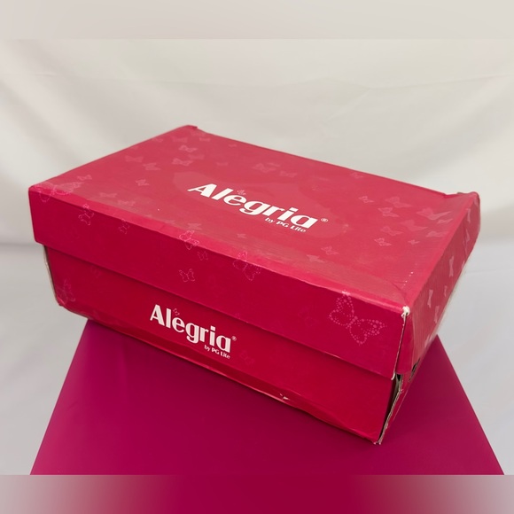 Alegria Women’s Tia Heels Sienna Color Herringbone Heel Velcro Straps US… - Picture 15 of 15